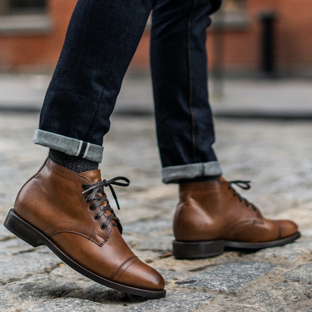 Styled On-Foot Perspective Demonstrating Ankle Fit & Silhouette on Model