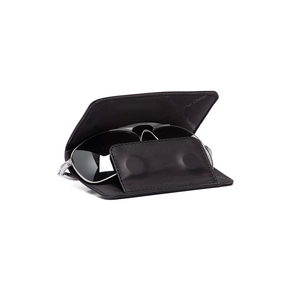 
Glasses Case Maplewood in Classic 100% Full-Grain Leather - Front Profile View & Tailored Silhouette | Buy Online
