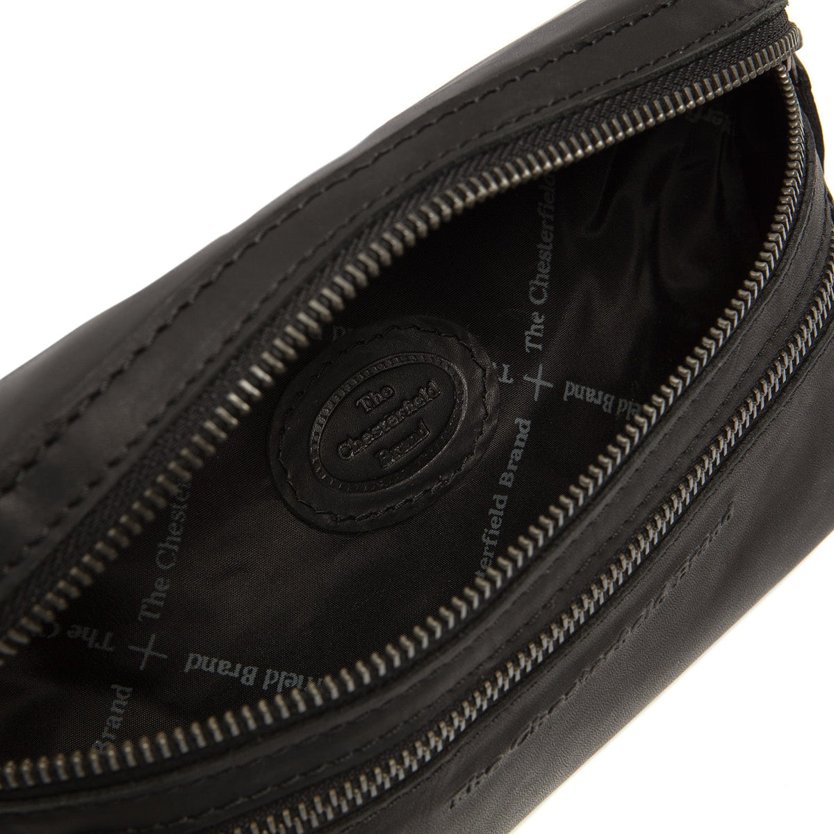 
Toronto Full-Grain Leather Belt Bag - Structured Side Profile Showing Gusset Depth & Expansion Capacity