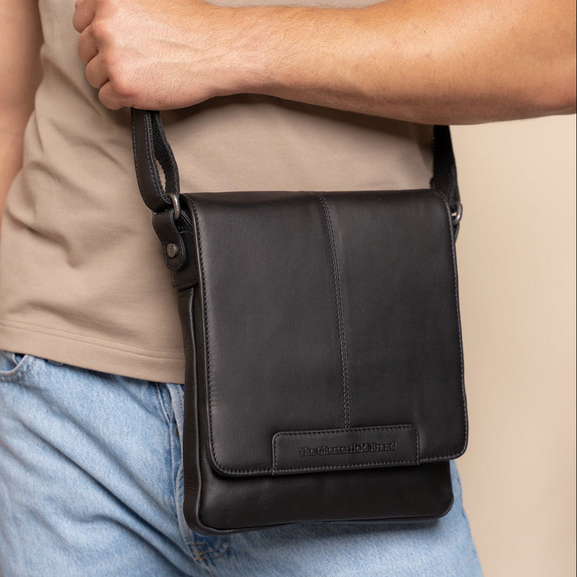 Bodin Full-Grain Leather Crossbody Bag