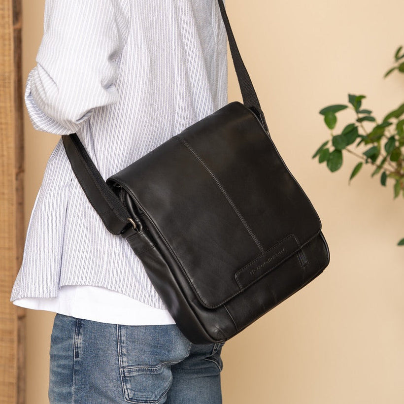 Raphael Full-Grain Leather Crossbody Bag
