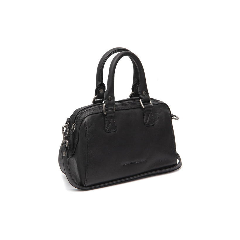 Dalford Full-Grain Leather Handbag in Classic 100% Full-Grain Leather - Front Profile View & Tailored Silhouette | Buy Online