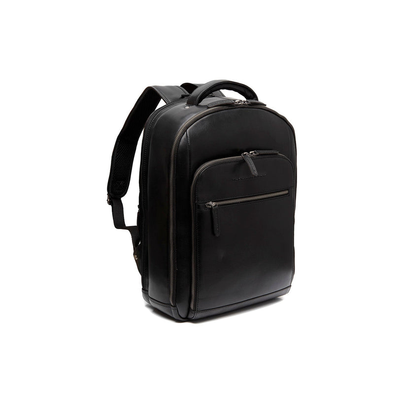 Maggiore Full-Grain Leather Laptop Backpack in Classic 100% Full-Grain Leather - Full Exterior Front Profile View | Buy Online