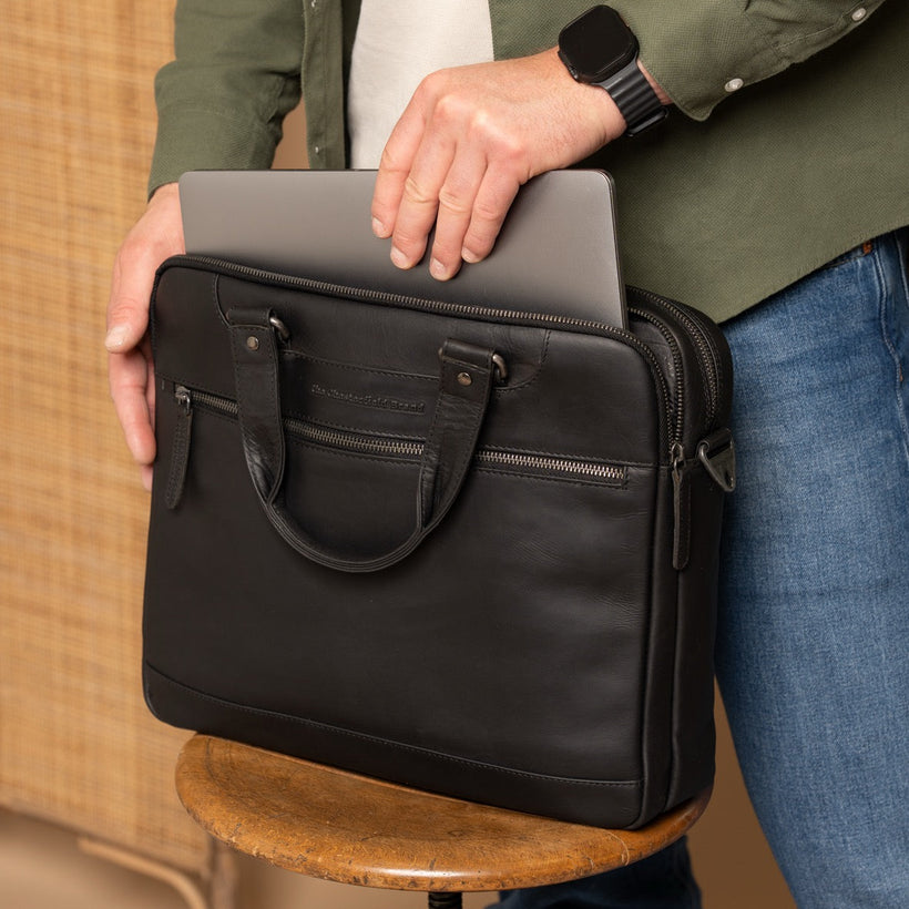 Montara Full-Grain Leather Laptop Bag