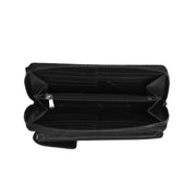 
Malaga Full-Grain Leather Phone Bag - Lateral Side Profile View Showing Sleeve Cut & Athletic Taper Fit