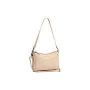Irving Full-Grain Leather Shoulder Bag in Classic 100% Full-Grain Leather - Full Exterior Front Profile View | Buy Online