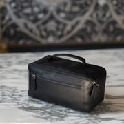 
Classic 100% Full-Grain leather Goods - Back View Showing Tailored Shoulder Fit & Clean Hemline