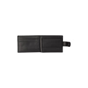 
Classic 100% Full-Grain leather Wallet - Rear Perspective Showing Reinforced Leather Straps & Stitching