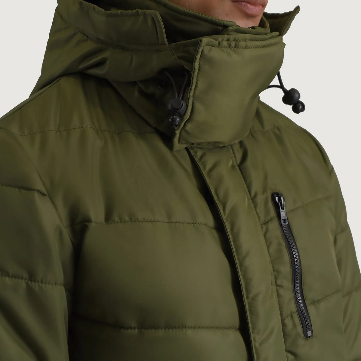 
Interior View Showing Quilted Viscose Lining & Dual Inside Utility Storage Pockets
