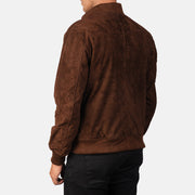 
Authentic Goatskin Suede with Suede Finish Grain Texture & Heavy-Duty Seam Stitching Detail